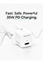 WELLTECH HC840 35W GaN Mini Fast Charger Power Adapter, USB-C PD Fast Charging Compact Wall Charger for iPhone 15 14 13 12, iPad, Samsung Galaxy, Android Phones, Tablets & Travel Use - 4