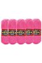 Kristal Fiber Yarn 5-Pack 100 Gr 450 Mt – Bath Fiber, Scrubbing Cloth and Dowry Knitting Yarn
