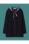 Plaid Scarf Detailed Hooded Zipper Sweatshirt - 6