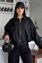 Women's Oversize Belted Bomber Jacket |   New Season Stylish Jacket - 5
