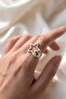 Gothic Ring Steel Star Figured Adjustable Ring Y2K Style Flashy Ring - 3