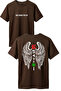 Motorcyclist Motorcycle Design Printed Back Wing Detail One down Five up 1N23456 Regular Fit T-Shirt