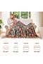 MSGKV Boho Throw Blanket 100% Cotton Blankets for Bed Couch 60'x80', Soft Fall Mexican Blanket Trave - 5