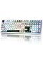 AL98 1800 Aluminum Wireless Mechanical Keyboard (White, Milk V2) | QMK/VIA, Smart LCD Display