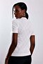 Ecru Floral Embroidered Mercerized Knitwear 140641 - 5
