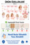 Fairy Girl Mushroom House Children's Room Wall Sticker Set, Baby Girl Room Decoration - 6