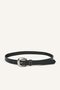 Women's Embroidered Metal Buckle Faux Leather Jean Belt H7542Axns