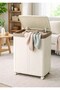 Foldable 100-Liter Laundry and Toy Basket with Wheels – Practical Home Organizer - 2