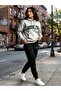 Unisex Brooklyn Oversize Hooded Tracksuit Set Loose Fit