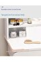 Deal keke Makeup Vanity Table Dressing Table Flip Mirror With Drawers - 7