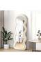 Wavy Shaped Full Length Dressing Mirror 70X170 CM Off White - 4