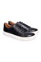 Black Color Lace-Up Genuine Leather Men's Shoes