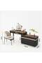 Elegant and Efficient Smart Dressing Table for Contemporary Living Spaces with LED Mirror - 3