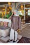 Oversize Modal Fabric Hijab Tunic with Slit Detail - 7