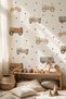 Children's Room Wall Sticker 191 Pieces Car Vehicle and Polka Dot Themed Wall Decal - 3