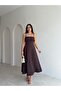 Fabri̇ Midi Dress 7337 - Bitter Brown