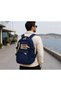 Unisex Thick Chain Waterproof School & Sports Bag with Back Pocket Detail - 3