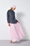 Women's Anthracite Collar Detailed Modal Fabric Shirt 31189 - 2