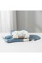 Sailboat Elephant Printed Newborn Baby 3-Piece Bodysuit Set - 6