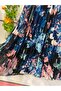 Patterned chiffon skirt lined - 2