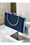 Black Striped Laser Patterned Women's Evening Dress Bag Wedding Engagement Graduation - 7