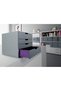 Dulap din plastic multicolor cu 4 sertare - 3