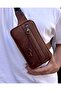 Genuine Leather Zippered Premium Crossbody Bag 2161