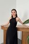 Black Halter Neck Dress - 3