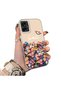 Samsung Galaxy A06 Compatible Silicone Edge Hard Back Case Couple Phone Case with Floral Pattern