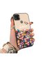 Redmi 10A Compatible Silicone Edge Hard Back Case Couple Phone Case with Floral Pattern