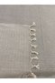 Hce |   Fringe Tied Bohemian Bedspread 1 Piece Modern Double Bedspread Pique 200X230 Decorative Double Bedspread Gray - 3