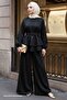 Scuba Black Suit with Belt and Pants