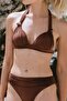 Egyptian Accessory Covered Triangle Bikini Set Cinnamon - 3