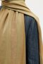 Naia Jacquard Shawl Stripe Pattern - Khaki - 4