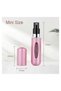 Perfume Refillable Bottles, 6ML Perfume Atomiser Bottles, 3PCS Mini Travel Perfume Atomizer Portable Purse Spray Bottle Empty Container, for Purse Handbag Pocket Luggage (Black Silver Pi - 3