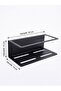 Metal Bathroom Organizer Single Layer Shelf Organizer Bathroom Shelf Shampoo Holder Soap Holder - 2