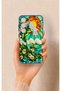 Samsung S25 Compatible Mosaic Ocean Wave Pattern Silicone Case