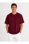 White - Burgundy 2-Pack Men's Oversize T-Shirt - 4