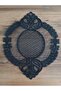 Black Tulle with French Lace Runner and Supla Set for 6 People Black - 5