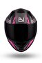 Thunderbolt Mat Pembe - Siyah - Antrasit Kask - 3