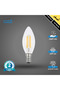 |   مصباح LED على شكل شمعة |   E14 |   أبيض دافئ |   للإضاءة المنزلية والتجارية - 2