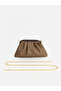 Brown Chain Strap Women's Shoulder Bag