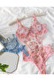 Pixie Çiçekli Pembe Bodysuit - 4