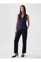 Navy Blue V-Neck Women's Classic Vest - 2