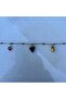 Steel Anklet with Fruit Charms - 3