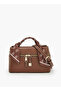 Solid Crossbody Bag with Scarf Detail