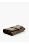 Monogram Textured Wallet with Flap Closure - 4