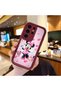 Samsung Galaxy S24 Ultra Compatible Case Camera Protector Minnie Pattern Burgundy Lover Couple Silicone Phone Case