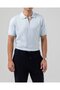 Italian Style Slim Fit Polo Collar Knitwear T-Shirt Blue T14449 - 3