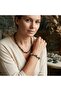 Labradorite Real Natural Stone Women's Necklace and Bracelet Set Green